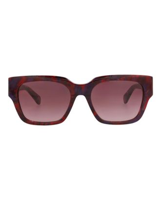 Chlo&eacute; Square-Frame Recycled Acetate Sunglasses