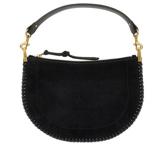 Isabel Marant Suede leather Oskan Soft Zip bag Woman One Size