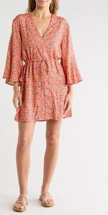 Maaji Floral Cover-Up Caftan in Yellow at Nordstrom Rack, Size Medium
