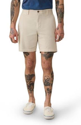Faherty Essential 8-Inch Chino Shorts in Stone at Nordstrom Rack, Size 31