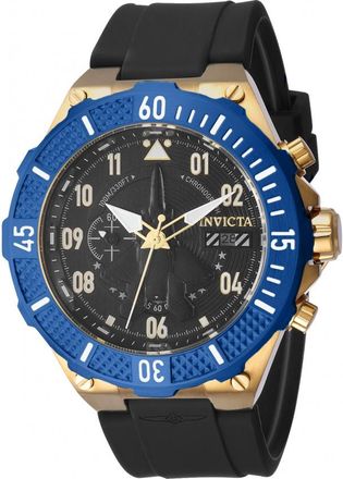 Invicta Aviator Chronograph Quartz Black Dial Mens Watch 39892