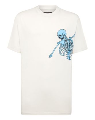 Philipp Plein Jersey T-shirt Round Neck SS Skeleton