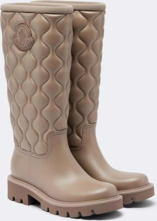 Moncler Kickstream quilted rain boots