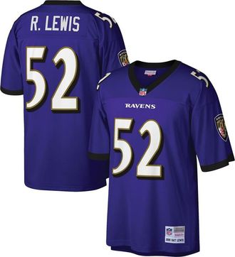 Mitchell & Ness Mens Mitchell & Ness Ray Lewis Purple Baltimore Ravens Big & Tall 2000 Retired Player Replica Jersey at Nordstrom, Size Xxx-Large
