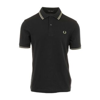 Fred Perry Polo Shirts, male, Blue, Size: XL Twin Tipped Polo Shirt