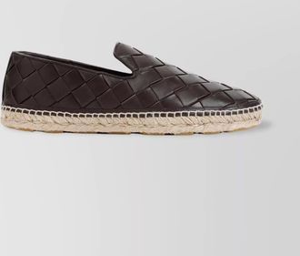 Bottega Veneta jack espadrilles intrecciato pattern