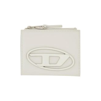 Diesel Accessoires, Dames, Wit, ONE Size, Leer, 1DR Bi-Fold Zip II
