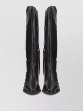 Ash harpo western knee high studded boots