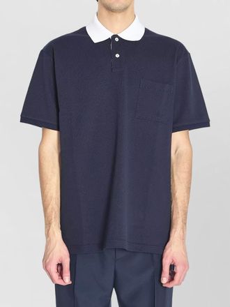 Gucci stretch cotton polo shirt chest pocket