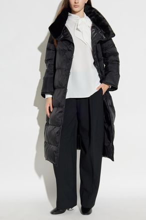 Emporio Armani Reversible Down Jacket From The Sustainability Collection, Womens, Black