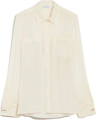 Max Mara Shirts - Dames - Overhemden - Beige - XS - Overhemden
