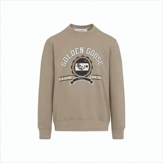 Golden Goose Long-Sleeve Relaxed Fit Sweatshirt With Vintage Emblem