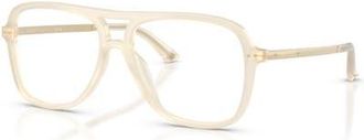 Jimmy Choo London 53mm Pilot optical glasses in Yellow at Nordstrom