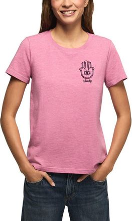 Lucky Brand Hamsa Graphic T-Shirt in Navy Red Multi at Nordstrom, Size X-Large