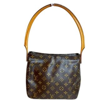 Louis Vuitton Pre-owned Handbags, female, Brown, Size: ONE SIZE Pre-owned Looping MM Monogram Shoulder Bag