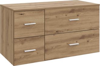 vidaXL Juego De Muebles De Ba&ntilde;o 2 Uds. Roble Artisan Vidaxl