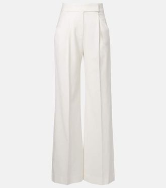 Veronica Beard Marbeau pleated wide-leg pants