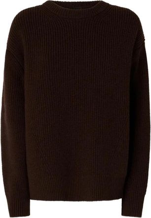 Pinko Gracidio Maglia - Dames - Ronde hals truien - Bruin - XS - Truien & Vesten