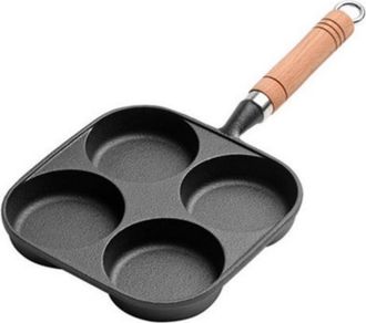 OEM Sartenes Para Tortitas De Hierro Fundido De 24x3 Cm, Ergon&oacute;micas Y Resistentes Al Calor, Para Cocinar Al Aire Libre