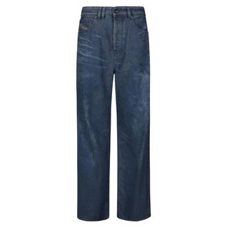 Diesel Wide Jeans, female, Blue, Size: W25 1996 D-Sire