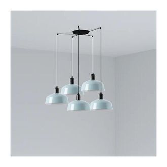 Faro Barcelona Tatawin M L&aacute;mpara Colgante Azul Gris&aacute;ceo 20340-147-5l