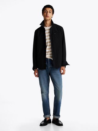 Tommy Hilfiger Mens Lightweight Packable Shirt Jacket - Black - S