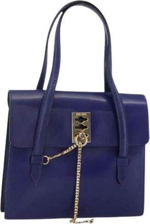 Celine Pre-owned Handbags, female, Blue, Size: ONE SIZE Pre-owned Vintage Hand Bag