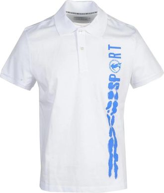 Dirk Bikkembergs Katoenen T-shirt - Heren - Polos - Wit - M - Katoen - Tops