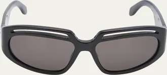 Palm Angels Mens Heights Palm Icon Square Sunglasses