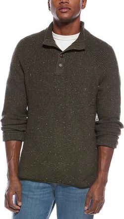 Weatherproof Vintage Soft Waffle 1/4-Button Sweater