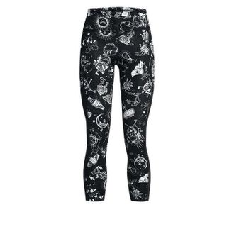 Under Armour (WMNS) Under Armour Run Ankle Tights Leggings Black White 1382967-001