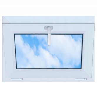 OEM Ventana De Pvc Blanca, Abatible, 70x50, 700x500, Doble Acristalamiento, De Apertura Superior, Ventanas Nuevas