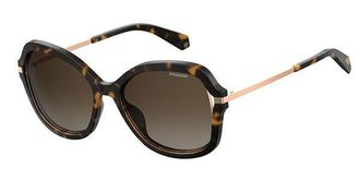 Polaroid PLD 4068/S Polarized 086/LA Womens Sunglasses Tortoiseshell Size 55