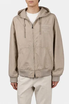 Dior MenS Beige Hooded Zip Jacket, Size 48