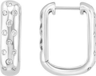 Effy Diamond Hoop Earrings - 0.29ct. in Silver at Nordstrom Rack