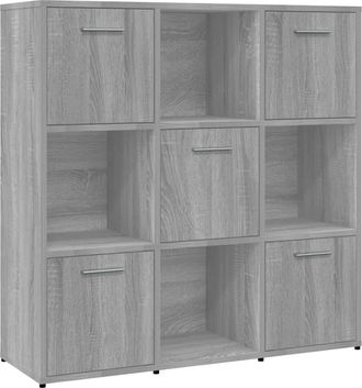 vidaXL Vidaxl - Estanter&iacute;a Madera Contrachapada Gris Sonoma 90x30x90cm