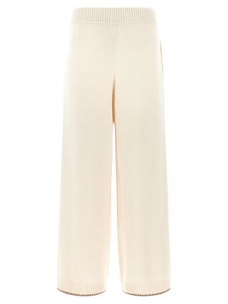 Brunello Cucinelli Pure Cashmere Trousers - Cream