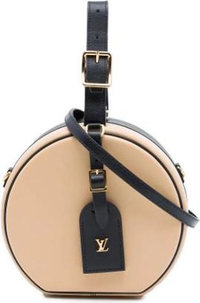 Louis Vuitton Pre-owned Boite Chapeau - Dames - Vintage Handtas - Beige - ONE Size - Leer - Vintage