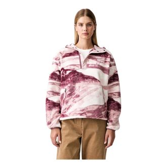 Columbia Fitness, Dames, Veelkleurig, XL, Polyester, Helvetia II Bedrukte Fleece Hoodie