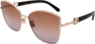 Ferragamo Womens Sf312sr 55Mm Sunglasses