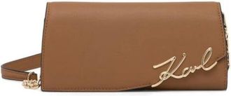 Karl Lagerfeld Tassen, Dames, Bruin, ONE Size, Leer, K/Signature