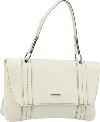 Gucci Pre-owned Handtas - Dames - Vintage Schoudertas - Wit - ONE Size - Leer - Vintage