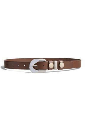 Altuzarra Western Boho Leather Belt in Praline at Nordstrom, Size Medium
