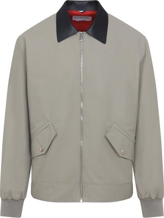Givenchy Mens Cotton Jacket - Silver - Size EU 48 (Mens)