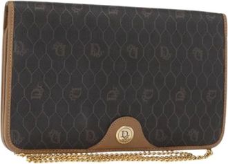 Dior Pre-owned Clutches, female, Brown, Size: ONE SIZE Pre-owned Vintage Shoulder Bag