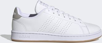 adidas Womens Advantage Shoes - White - Size UK 11.5