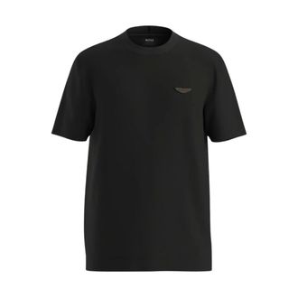 HUGO BOSS Hombre, Camisetas, Negro, Talla: M
