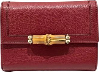 Gucci Pre-owned Wallets, female, Red, Size: ONE SIZE Pre-owned Vintage Wallet
