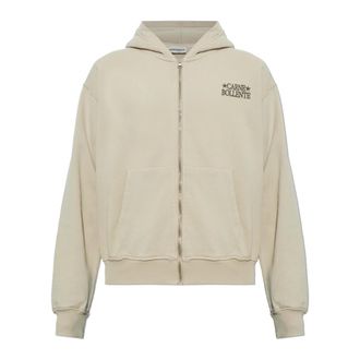 Carne Bollente Felpa con cappuccio - - Sweatshirts & Hoodies - Uomo - Beige - XS