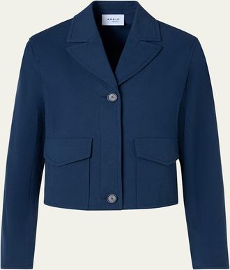 Akris Cotton Seersucker Jacket